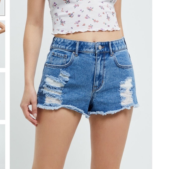 PacSun Pants - Pacsun high-rise denim shorts